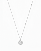 Zilveren ketting Cala met een schelp en parel – productfoto