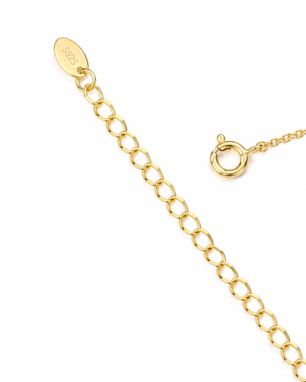Gouden sluiting naszyjnika Cala – close-up