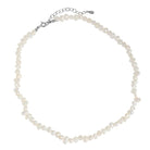 Zilveren ketting Cove van onregelmatige parels – productfoto